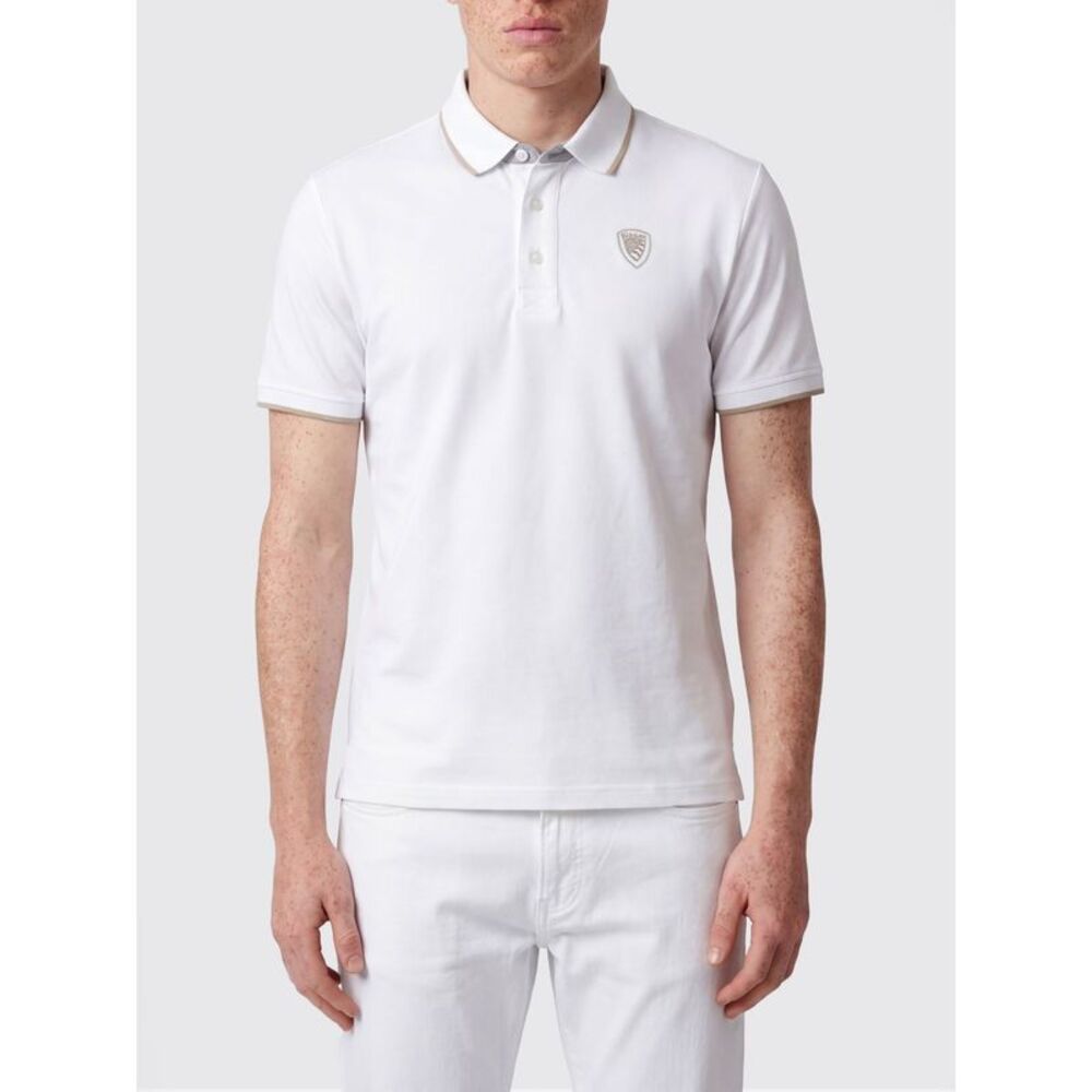 Blauer Polo Shirt Men White